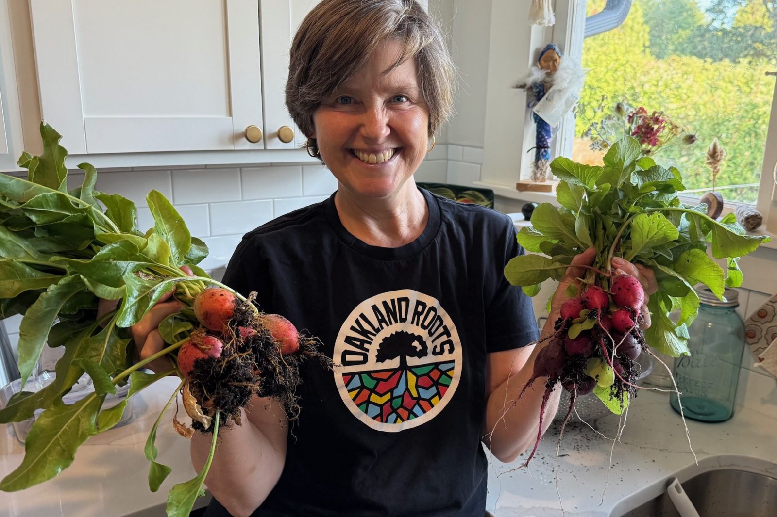 Beets and radishes from a Cascadia garden